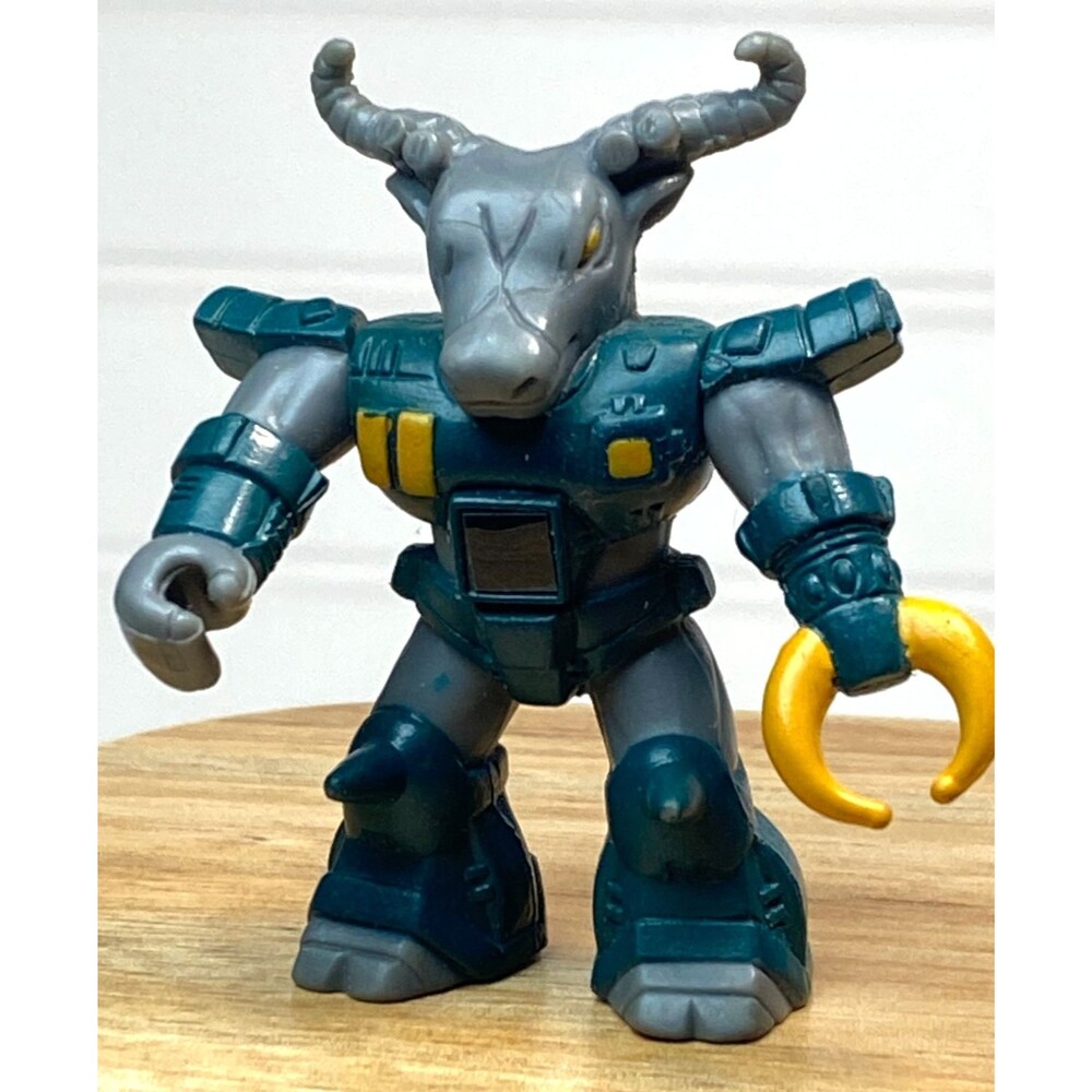 Battle Beasts Roamin' Buffalo #10 Action Figure 1987 Hasbro Takara Rub Works